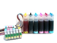 Lắp bộ tiếp mực ngoài máy in Epson